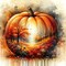 Pumpkin Leaf Tree Diamond Painting Kit for Adults & Beginners – 5D Full Round Drill Autumn Diamond Art Kit, Fall Landscape Gem Craft for Home Wall Décor, 13.8 x 13.8 Inch